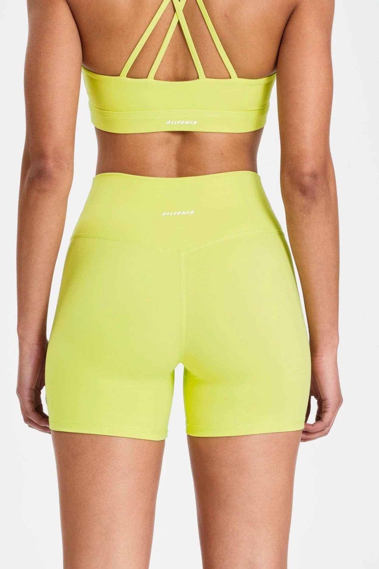 CLOUDCORE 5" Bike Short: Lime