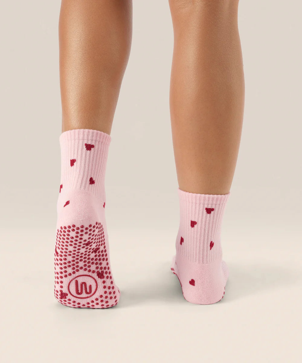 Crew Grip Socks - Love Me Pink