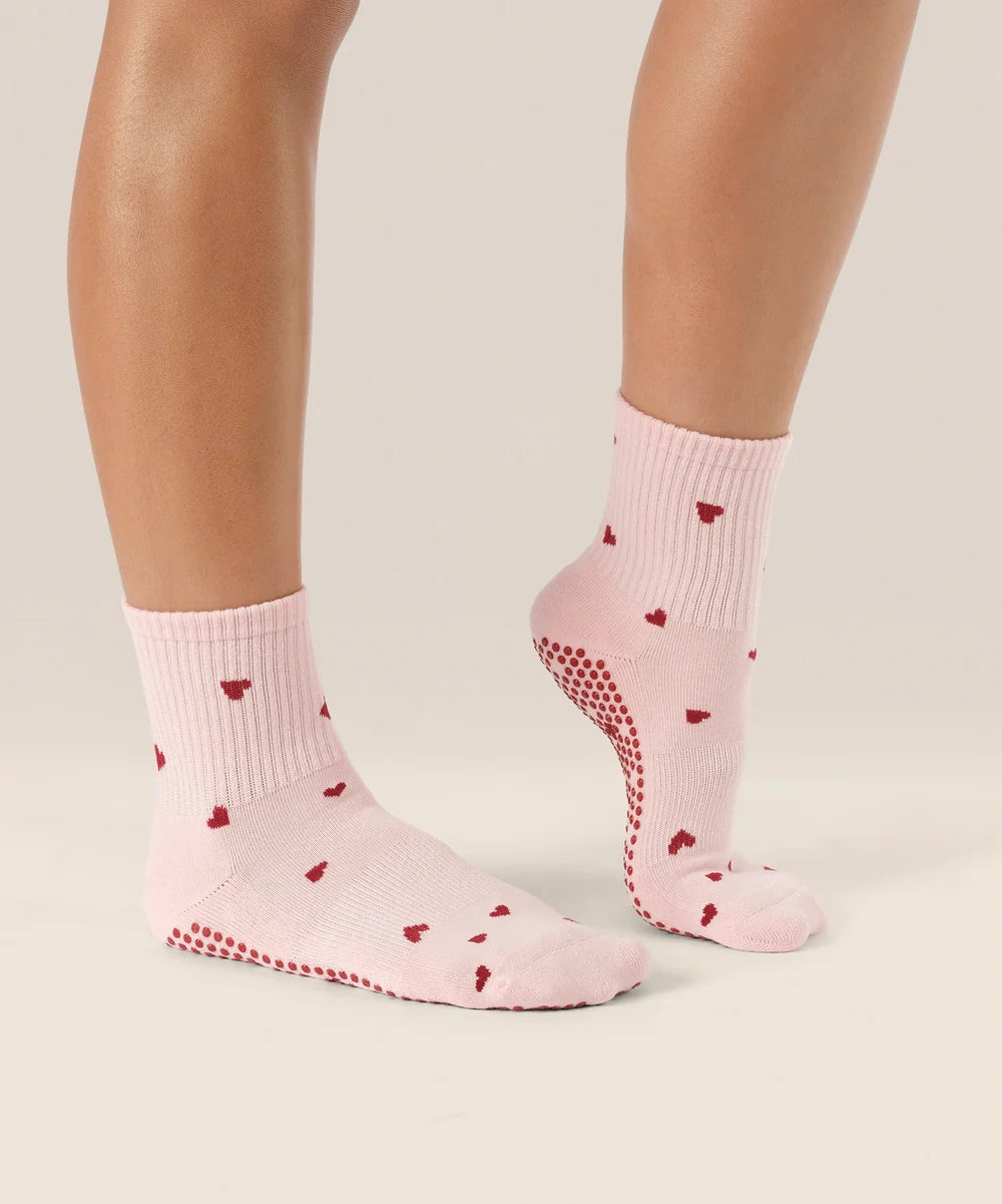 Crew Grip Socks - Love Me Pink
