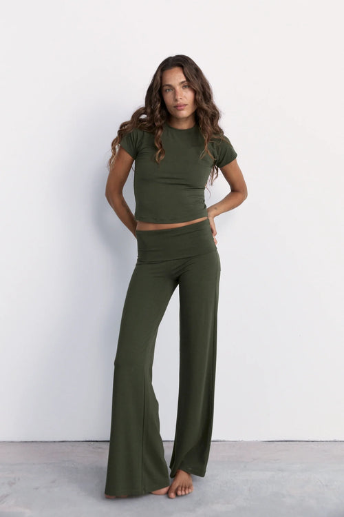 Full Length Yin Flare - Khaki