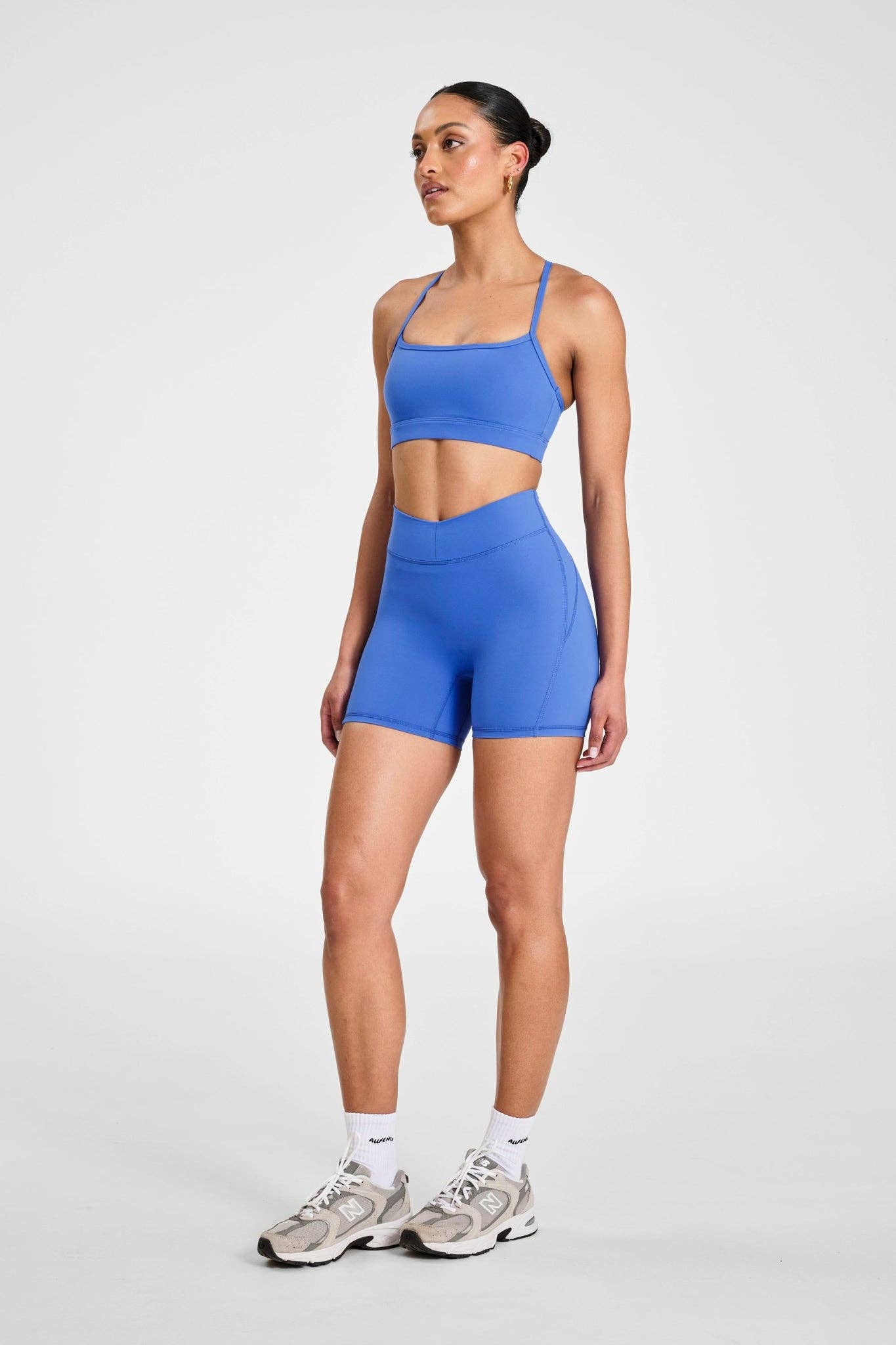 CLOUDCORE Y-Back Sports Bra: Sicily Blue