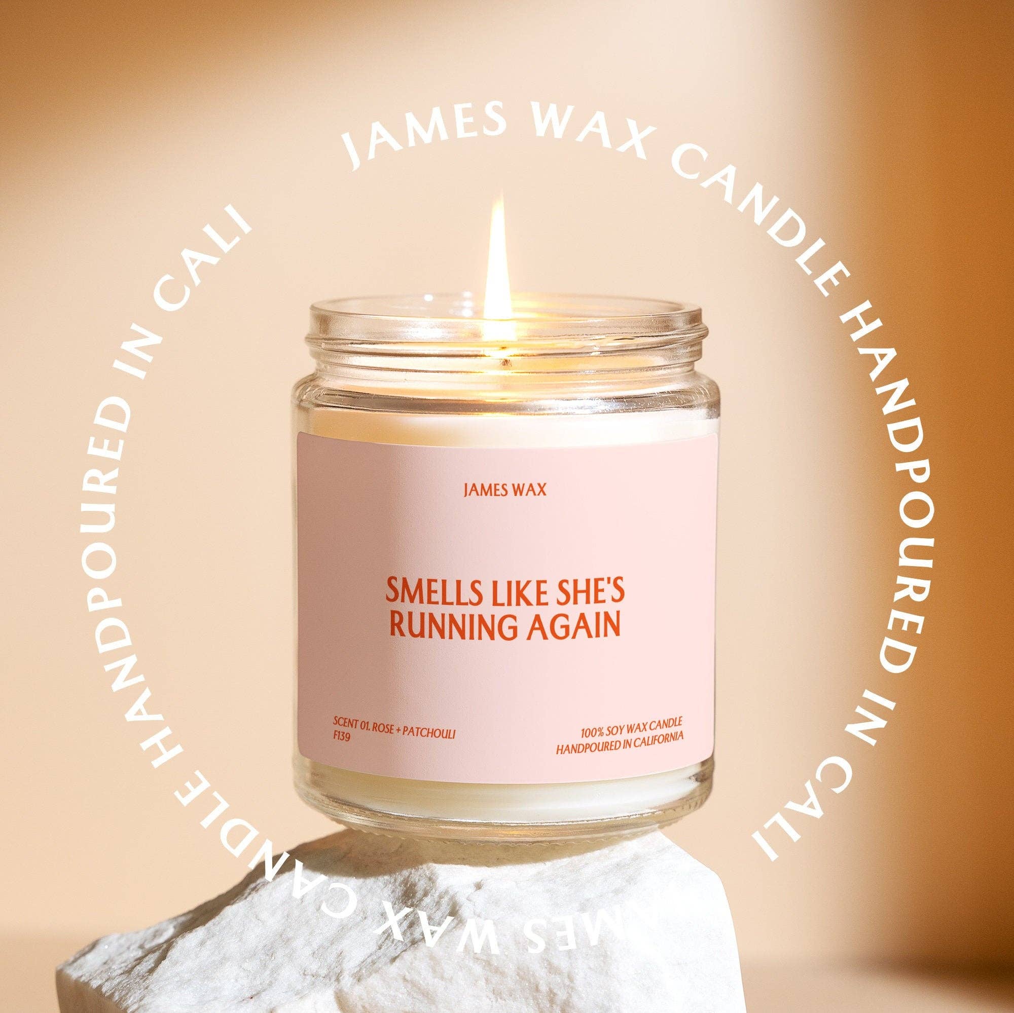 'Smells Like She's Running Again' Candle
