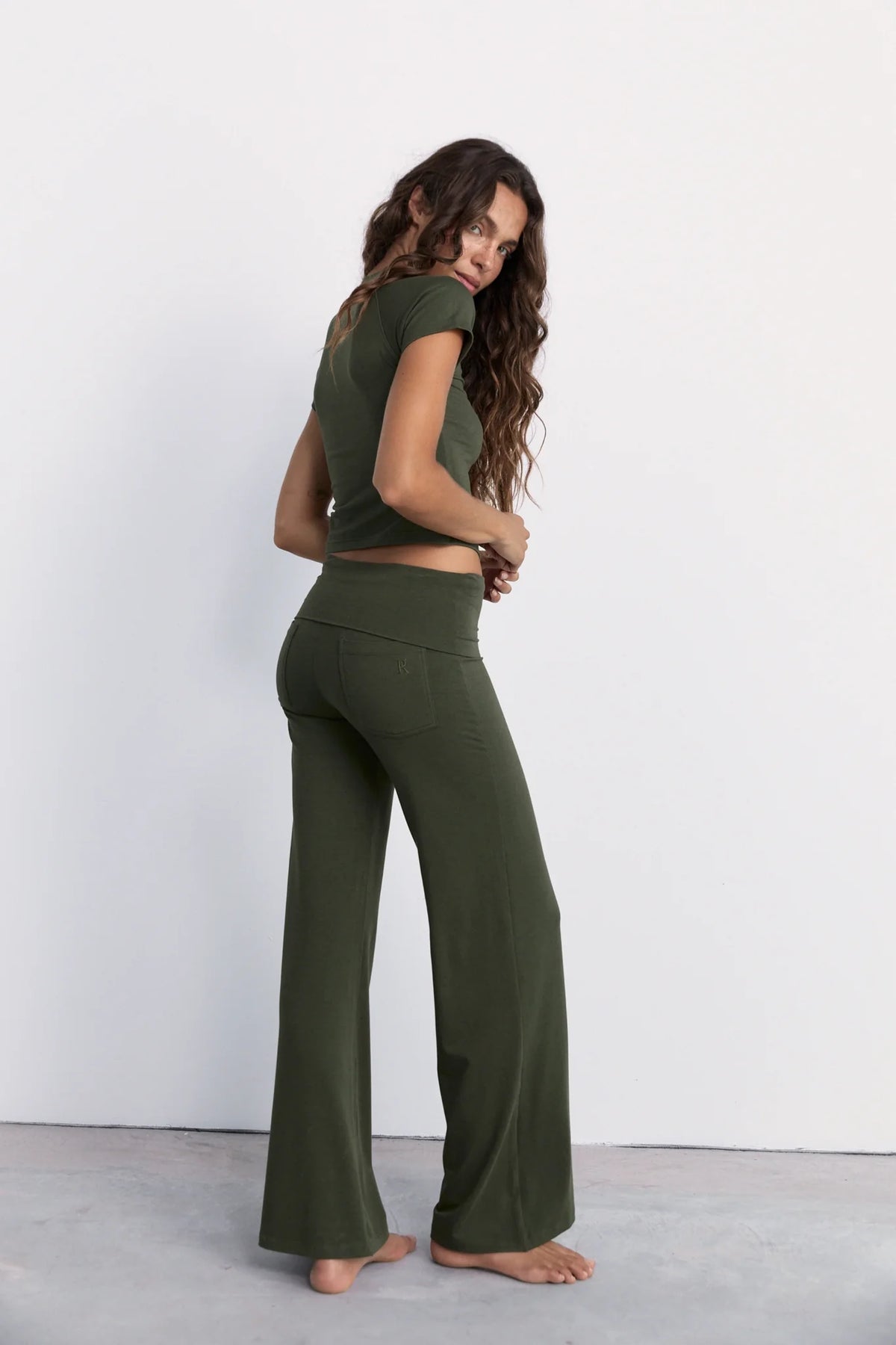 Full Length Yin Flare - Khaki
