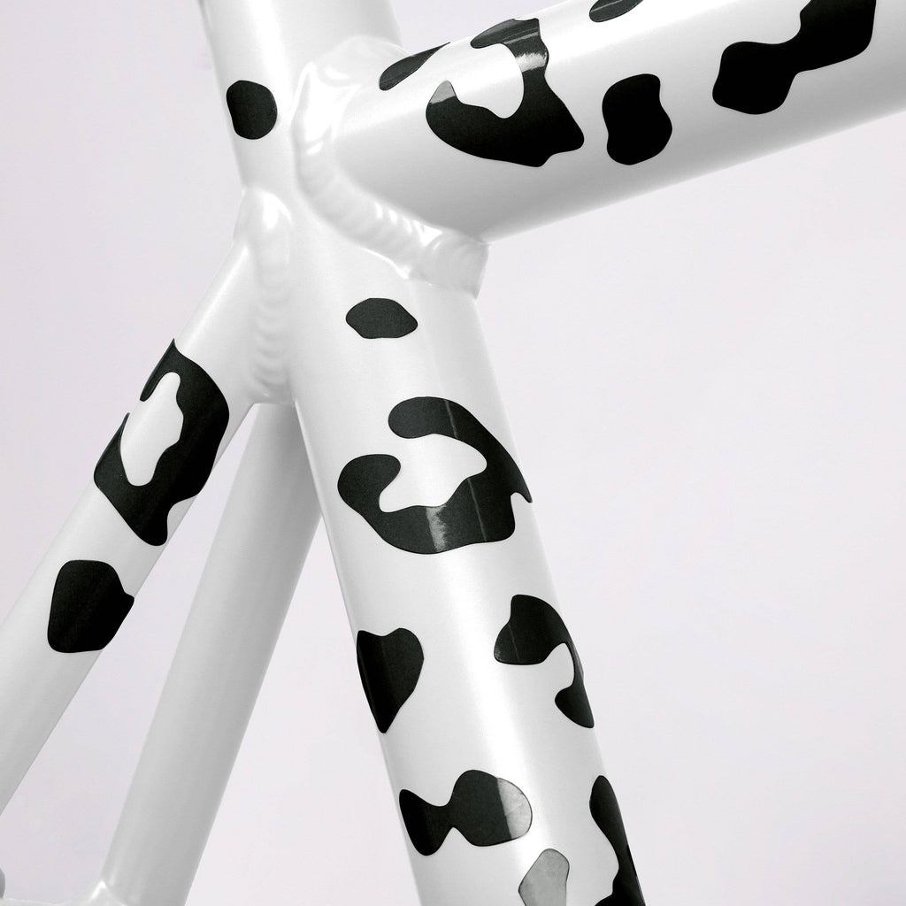 Reflective Leopard Print Stickers Black