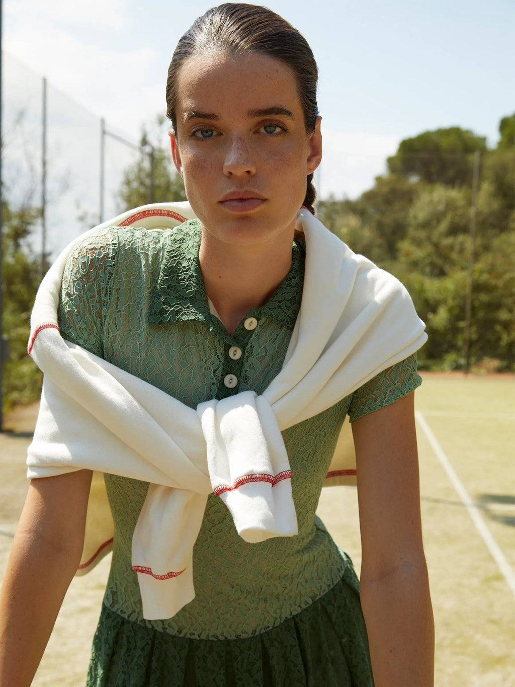 Form White Jersey Sweatshirt