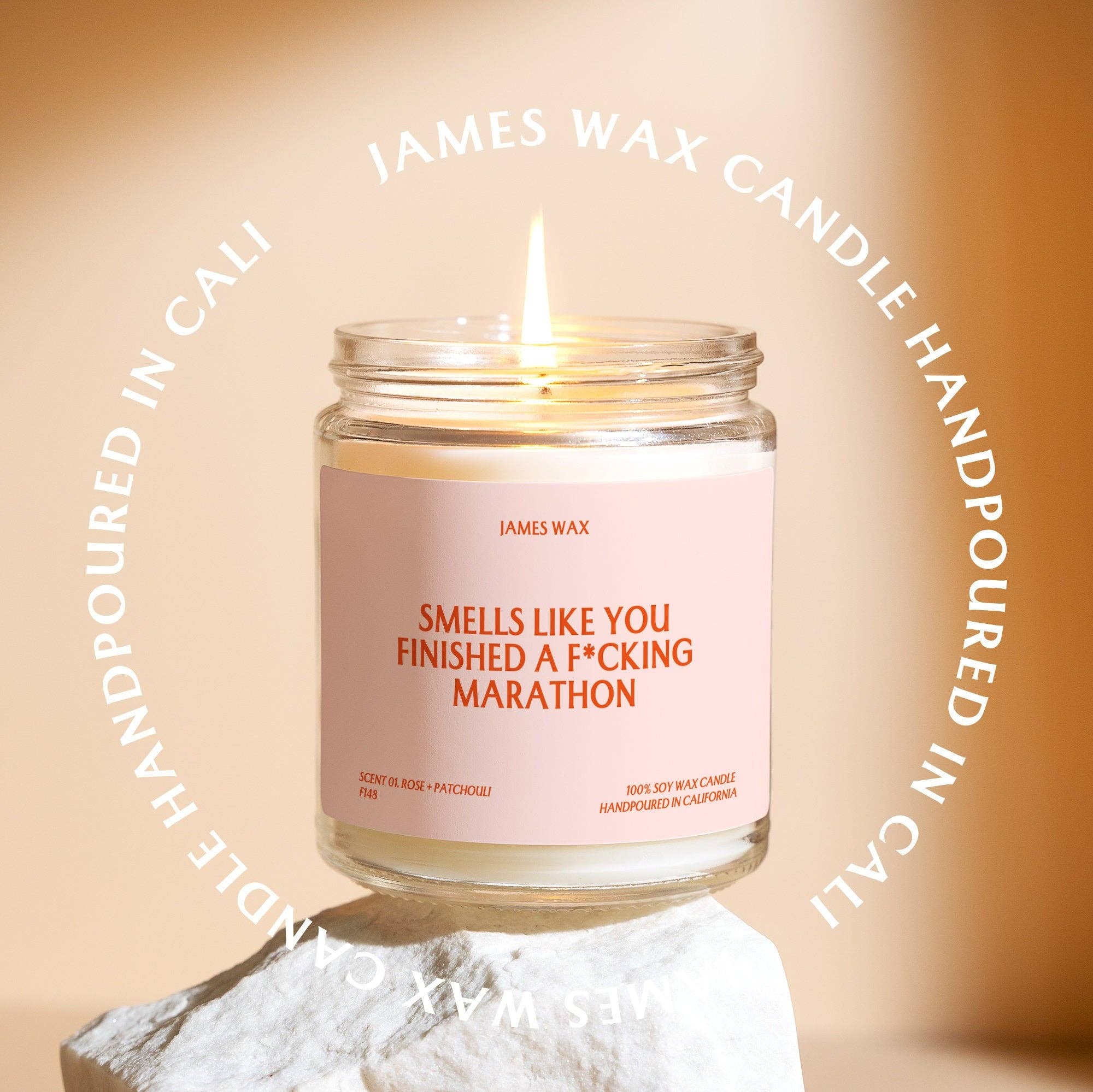 'Smells Like You Finished A F*cking Marathon' Candle