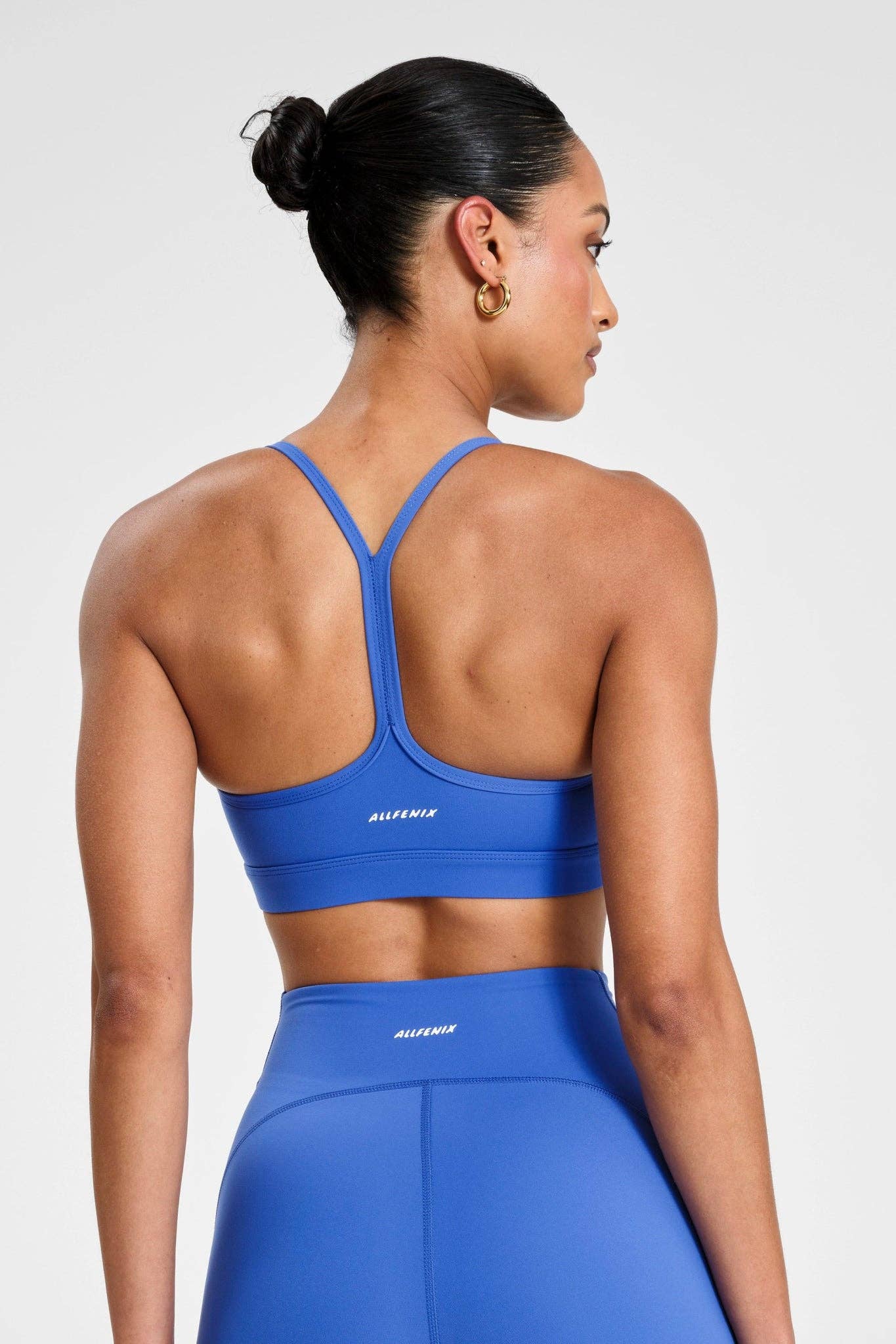 CLOUDCORE Y-Back Sports Bra: Sicily Blue