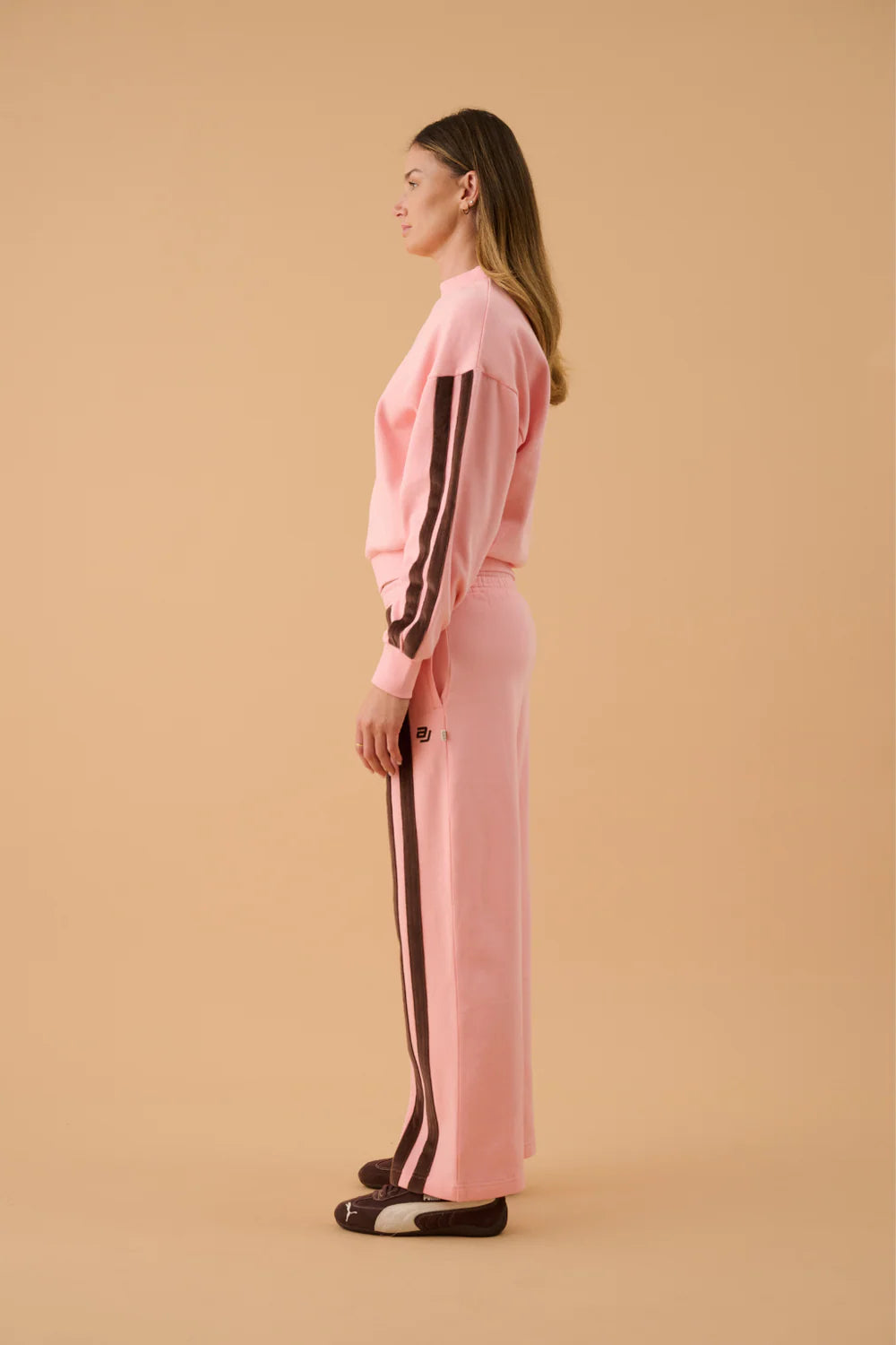 AJ Logo Sweatshirt Rose Quartz