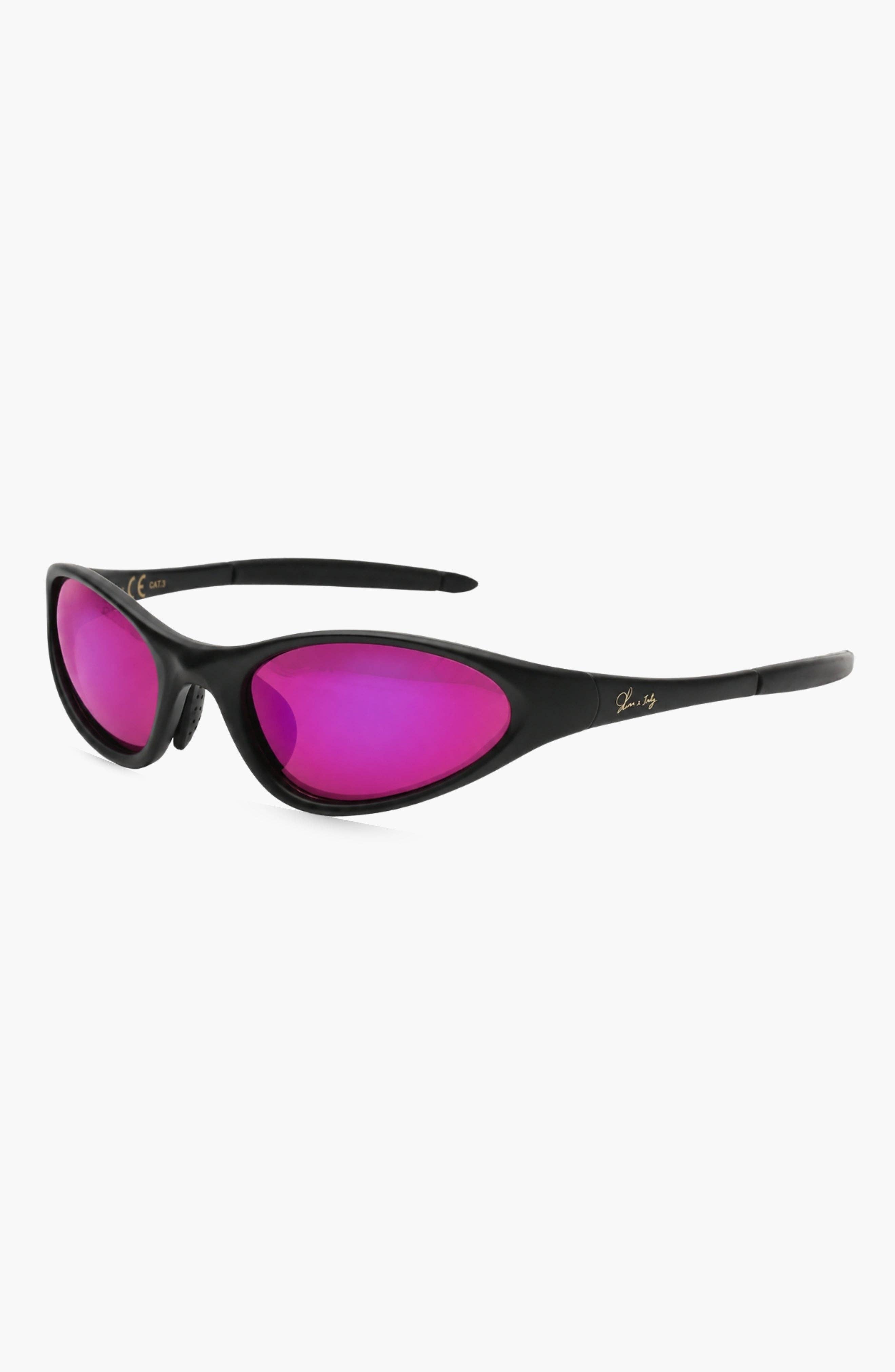 Lina | Black & Pink Mirror