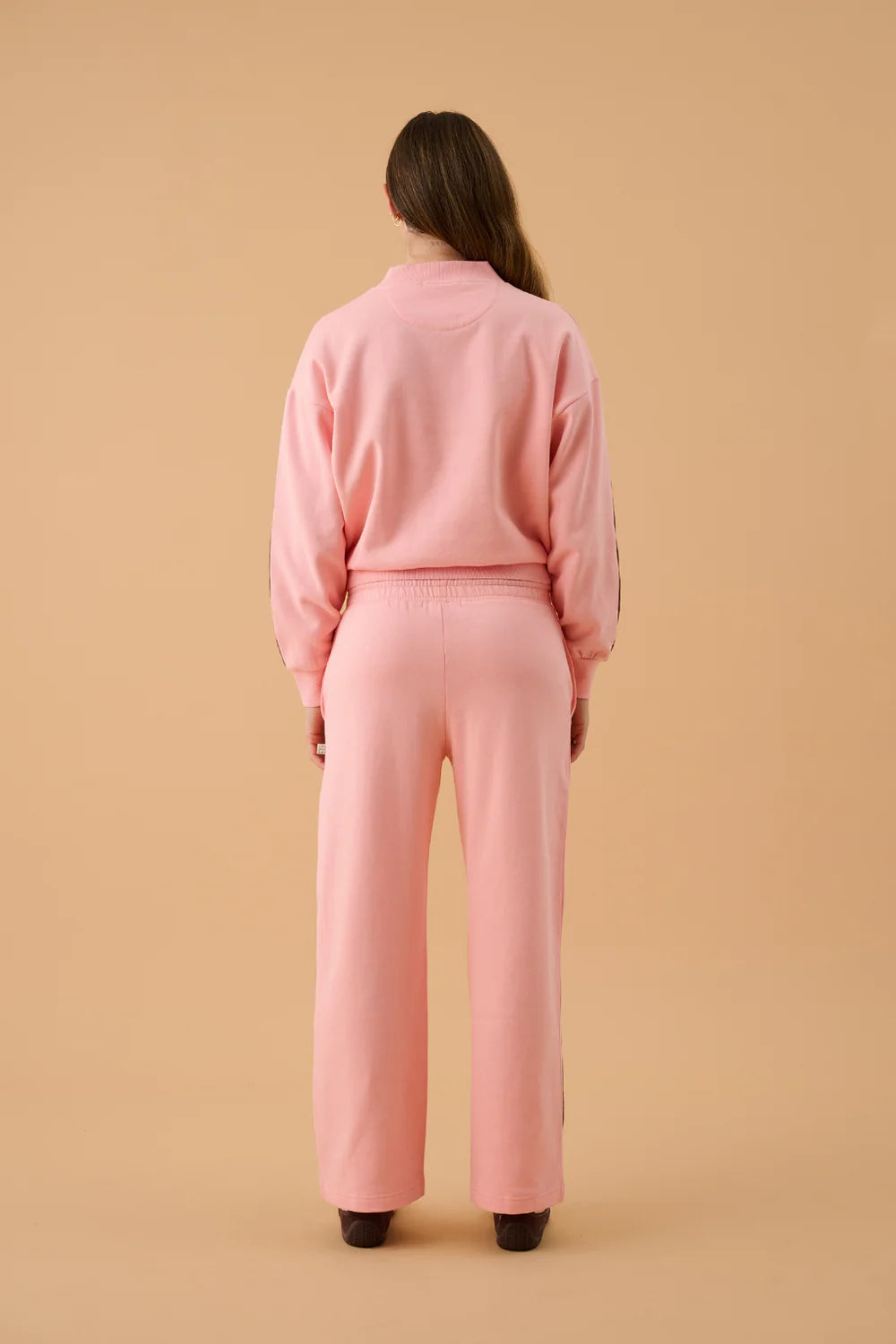 AJ Logo Stripe Trackpant Rose Quartz