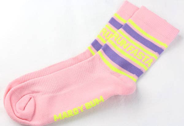 Running Socks EAT PASTA RUN FASTA
