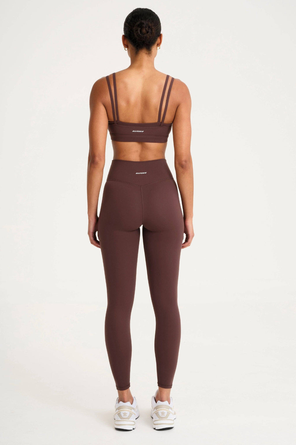 ALLFENIX CloudCore Double Layer Sports Bra: Espresso