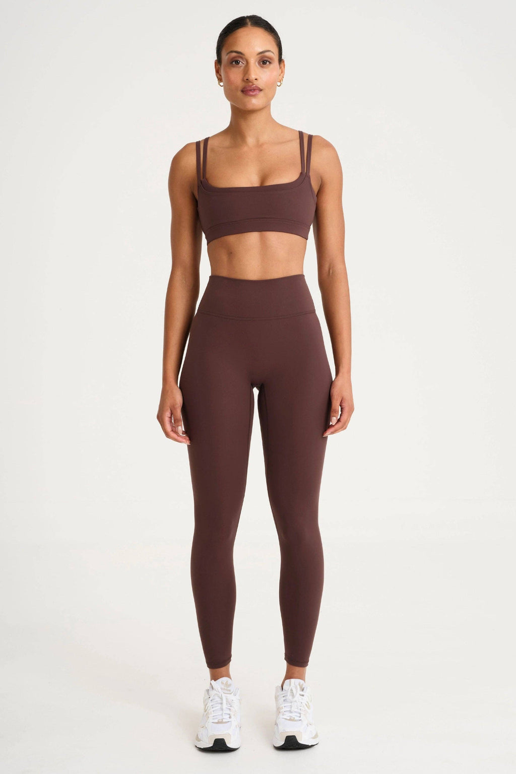 ALLFENIX CloudCore Double Layer Sports Bra: Espresso