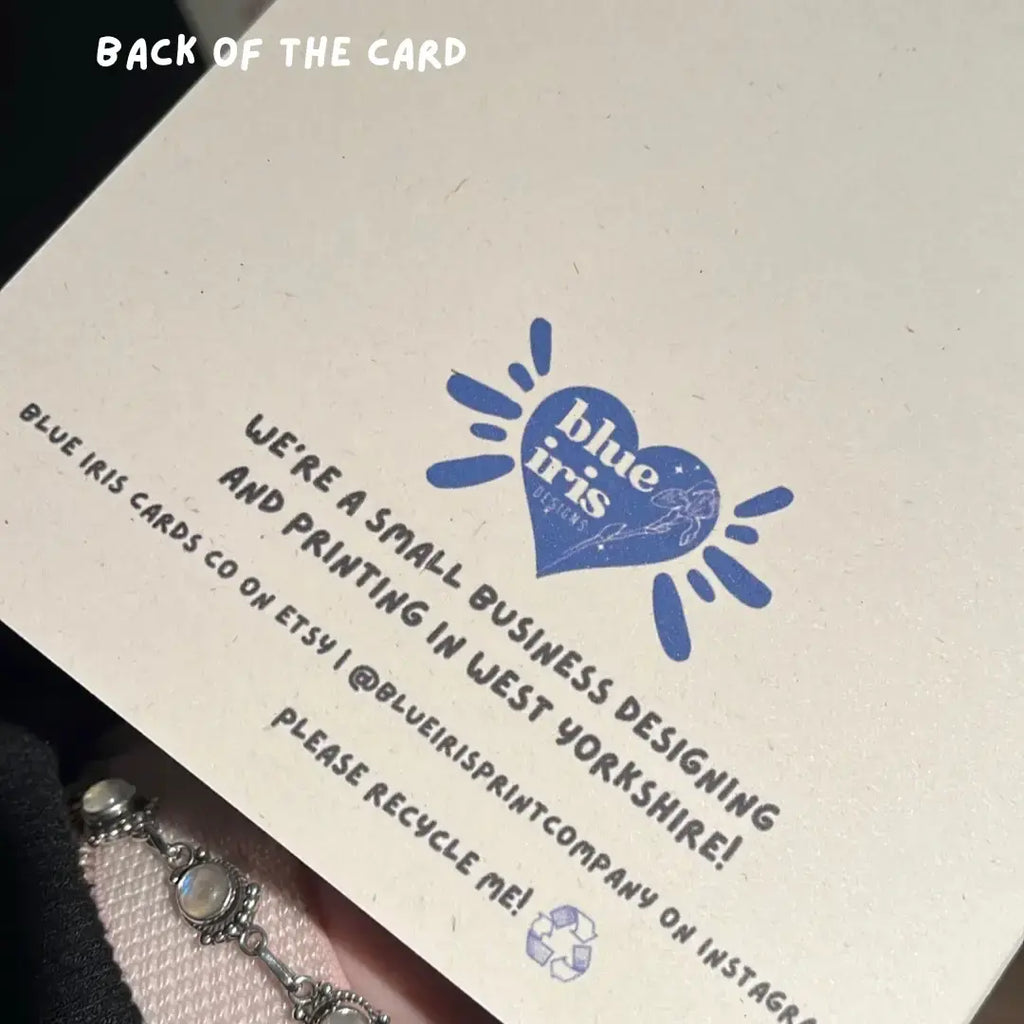 You bloody well did it card