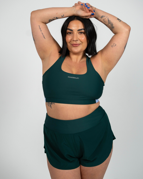 Katherine Bra - Midnight green