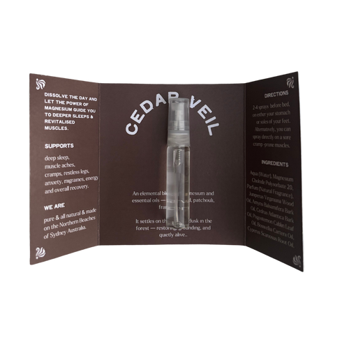 5ml Magnesium Cedar Veil Spray Sample