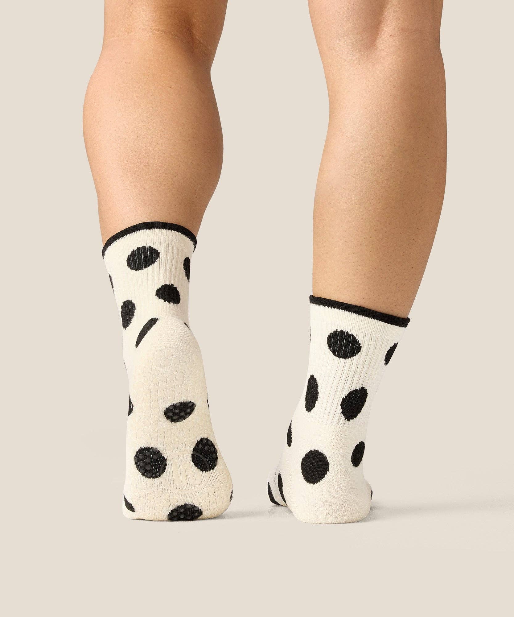 Crew Grip Socks - Polka-Dot Monochrome