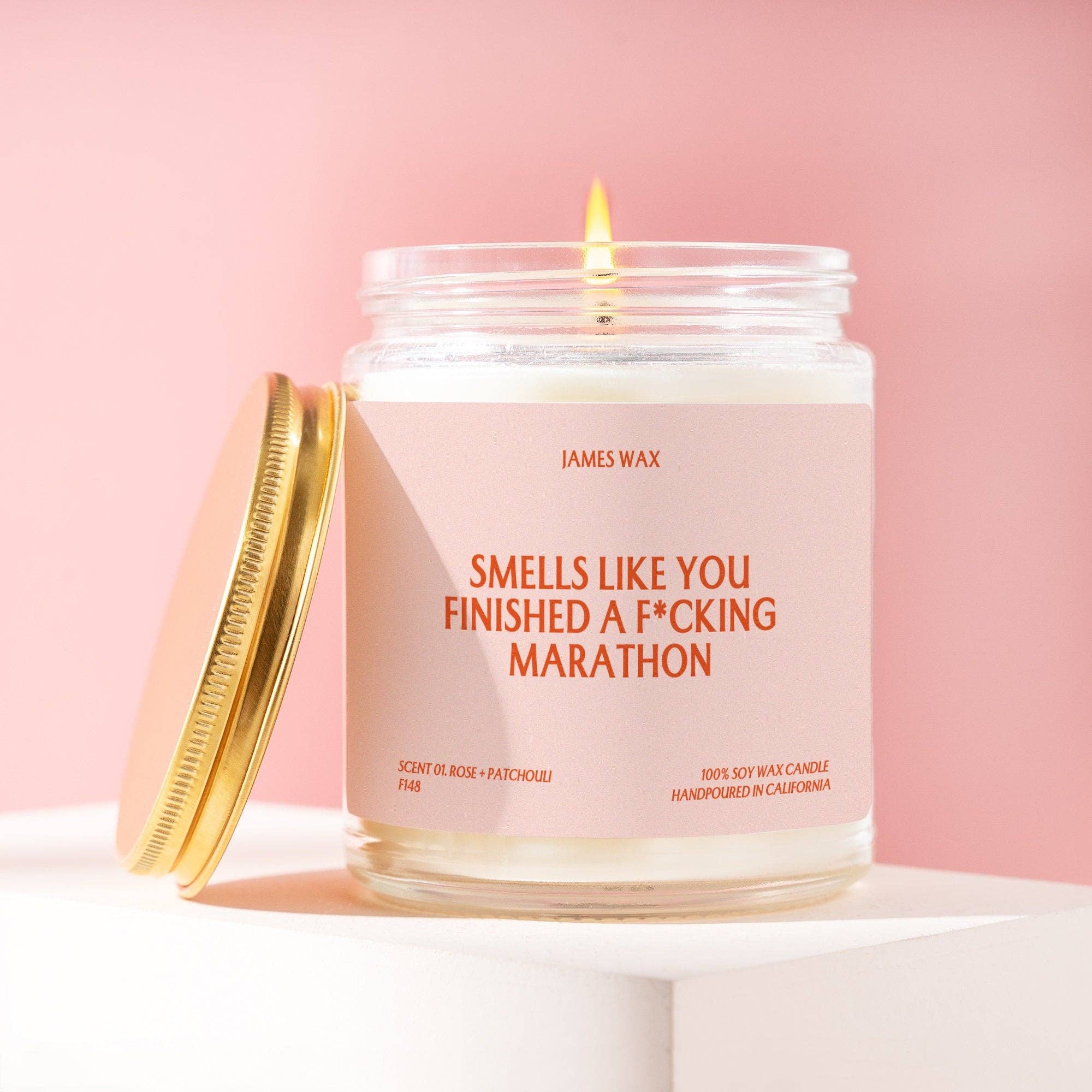 'Smells Like You Finished A F*cking Marathon' Candle