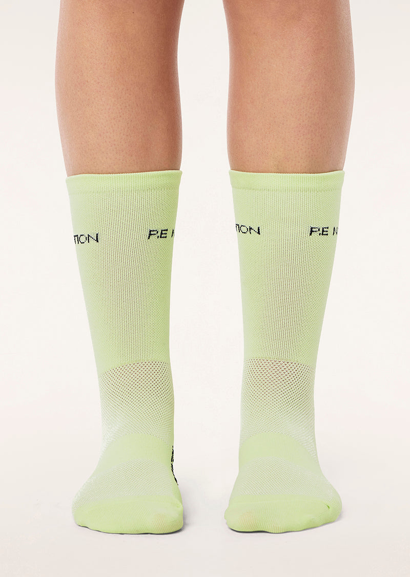 Aero Running Sock In Washed Lime