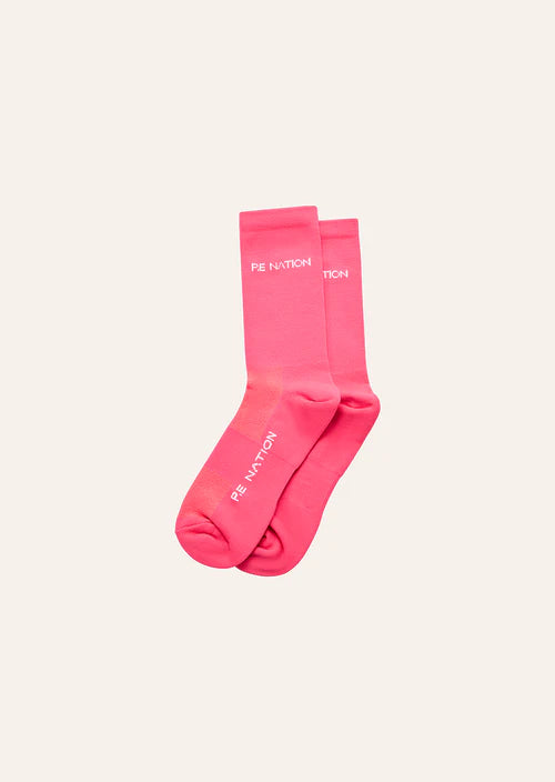 Aero Running Sock In Diva Pink