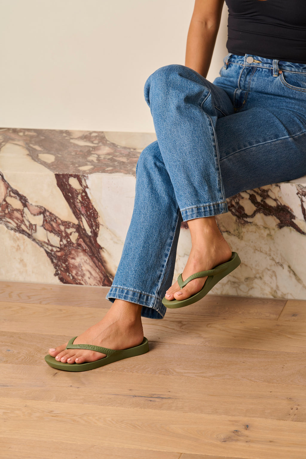 Original Arch Support Thongs - Olive