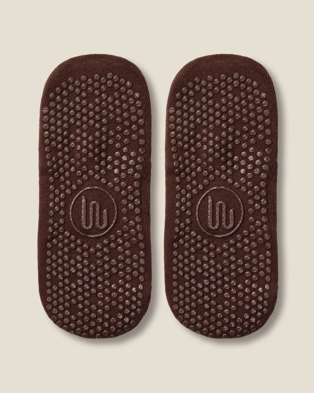 Ballet Grip Socks - Wide Cross Espresso