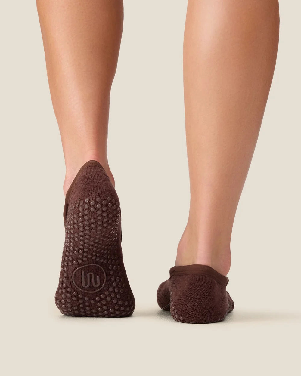 Ballet Grip Socks - Wide Cross Espresso