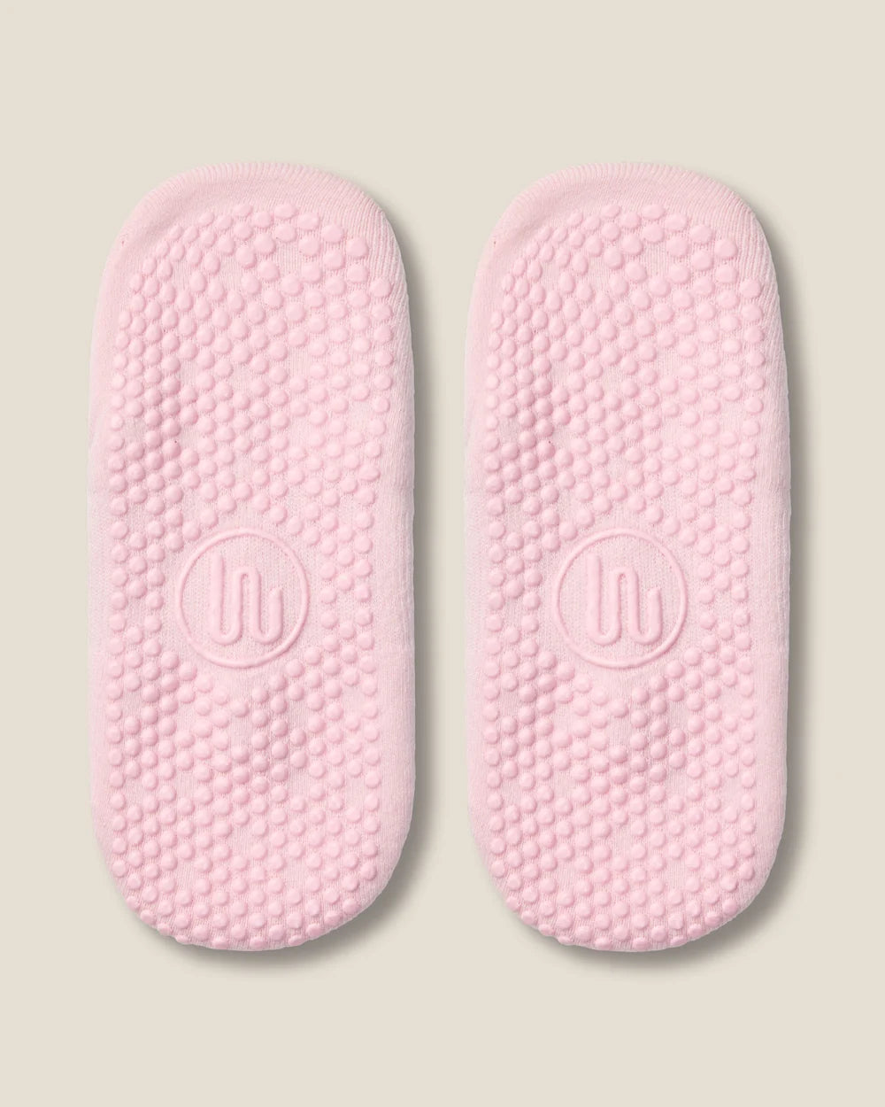 Ballet Grip Socks - Gathered Pink