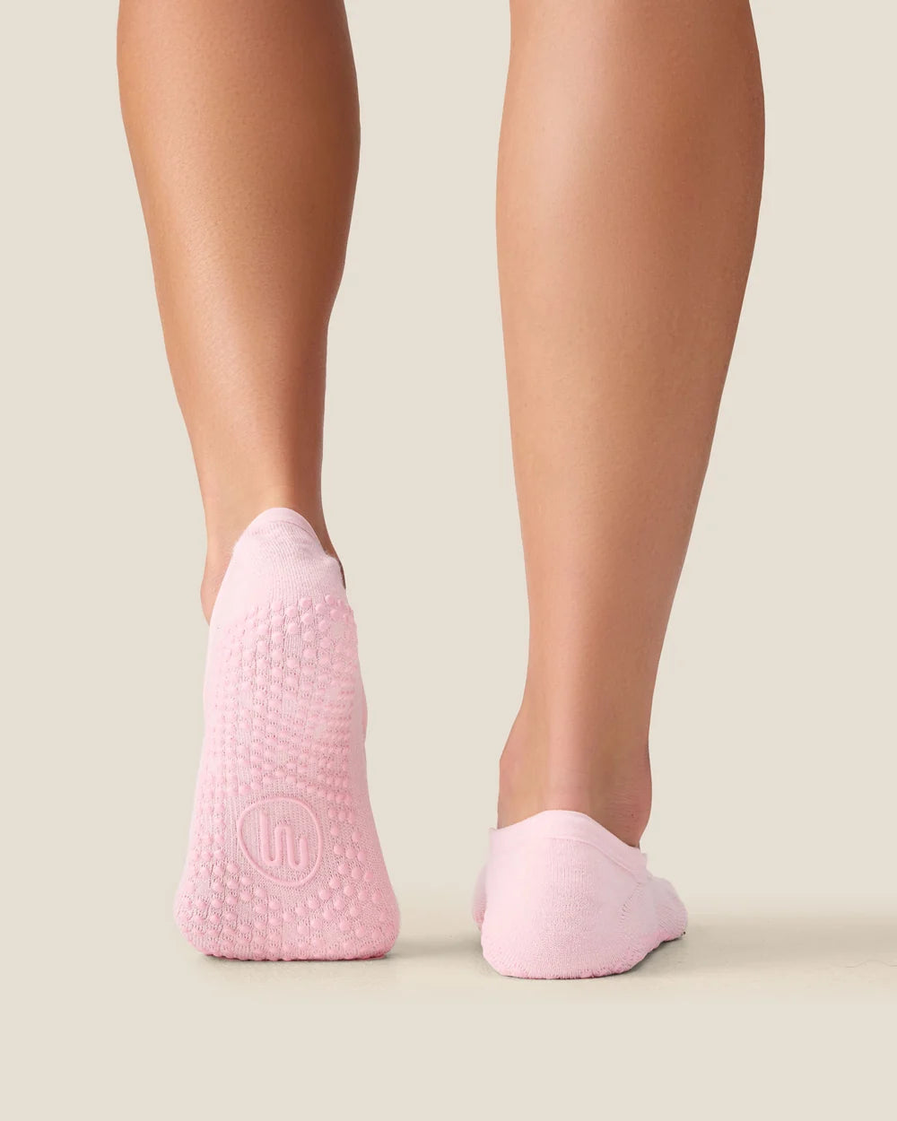 Ballet Grip Socks - Gathered Pink