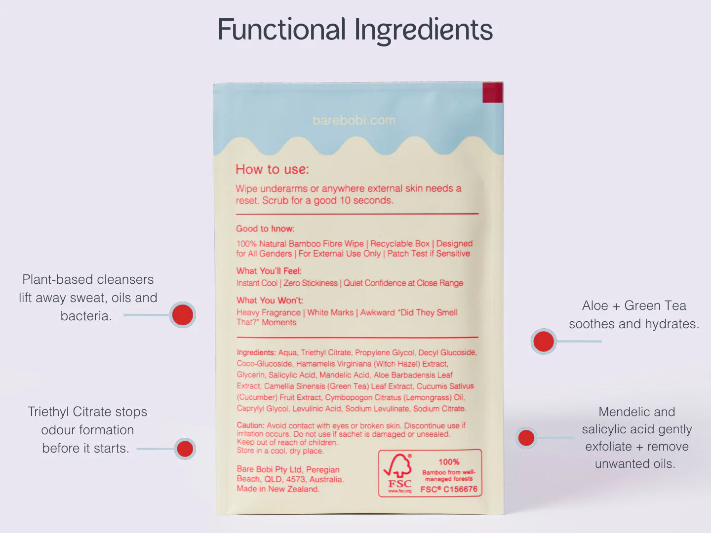 The Active Deodorising WIpe