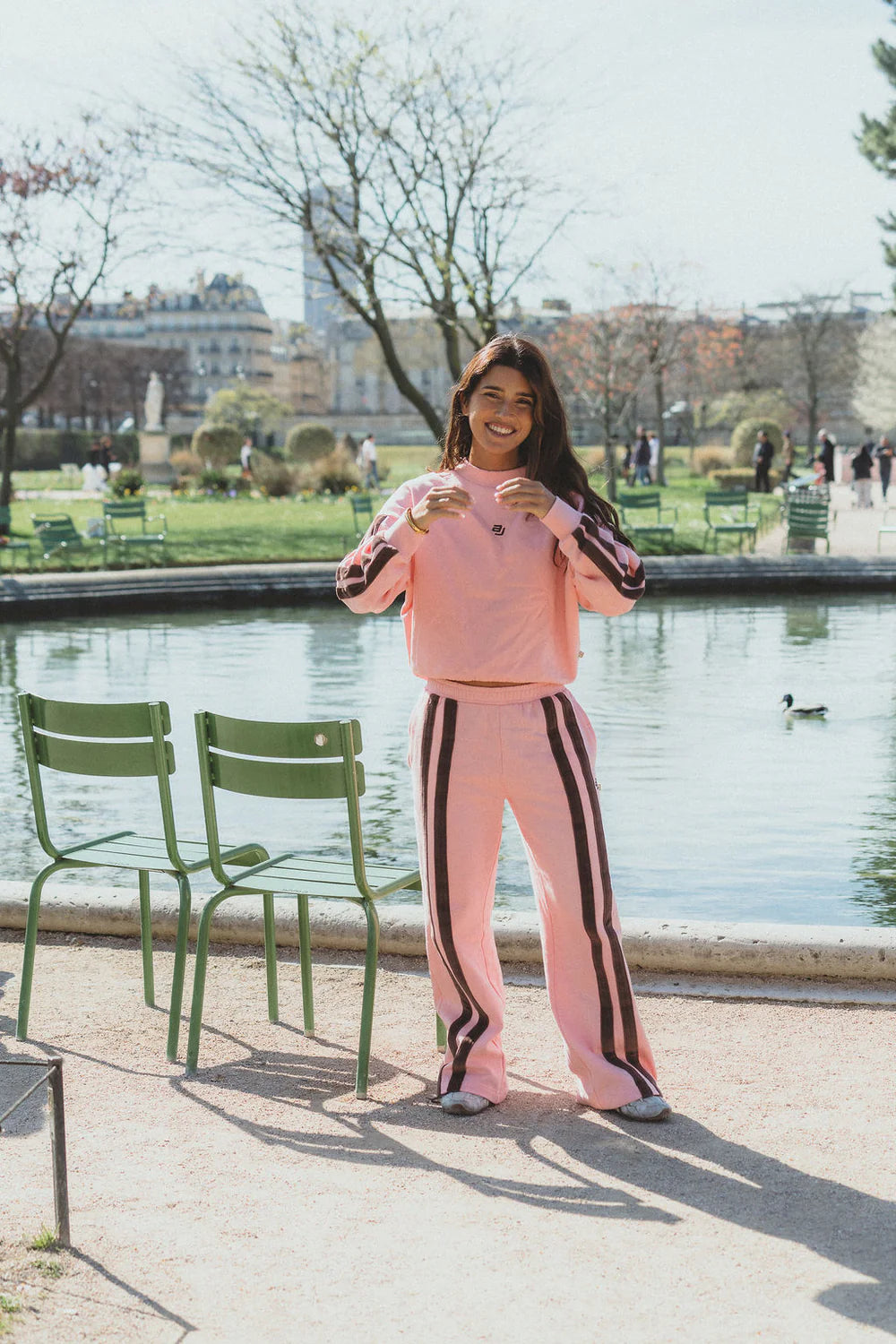 AJ Logo Sweatshirt Rose Quartz