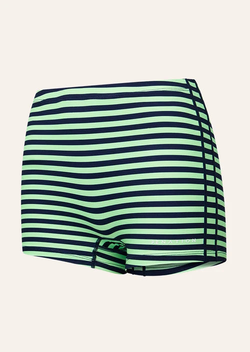 Energy 3" Bike Short In Kiwi Green Stripe