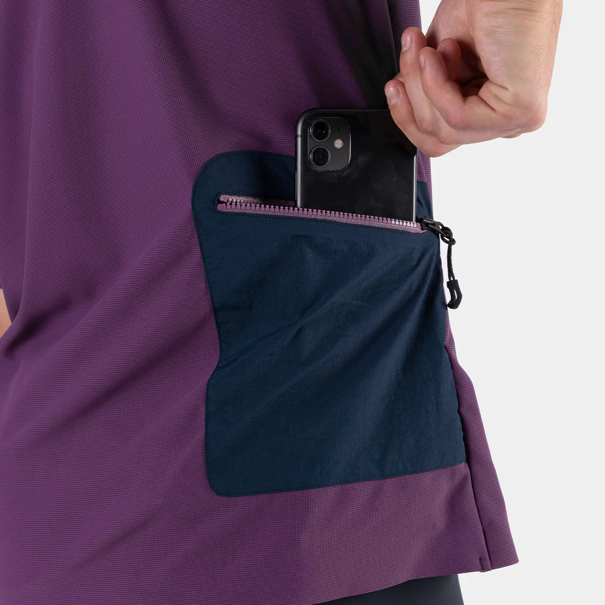 Escape Utility Tee - Deep Plum