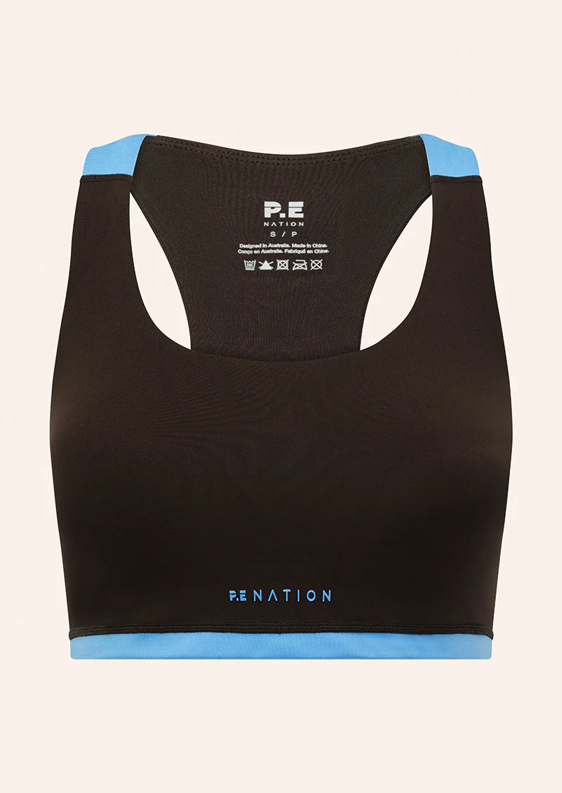 Highgate Sports Bra In Coffee & Marina