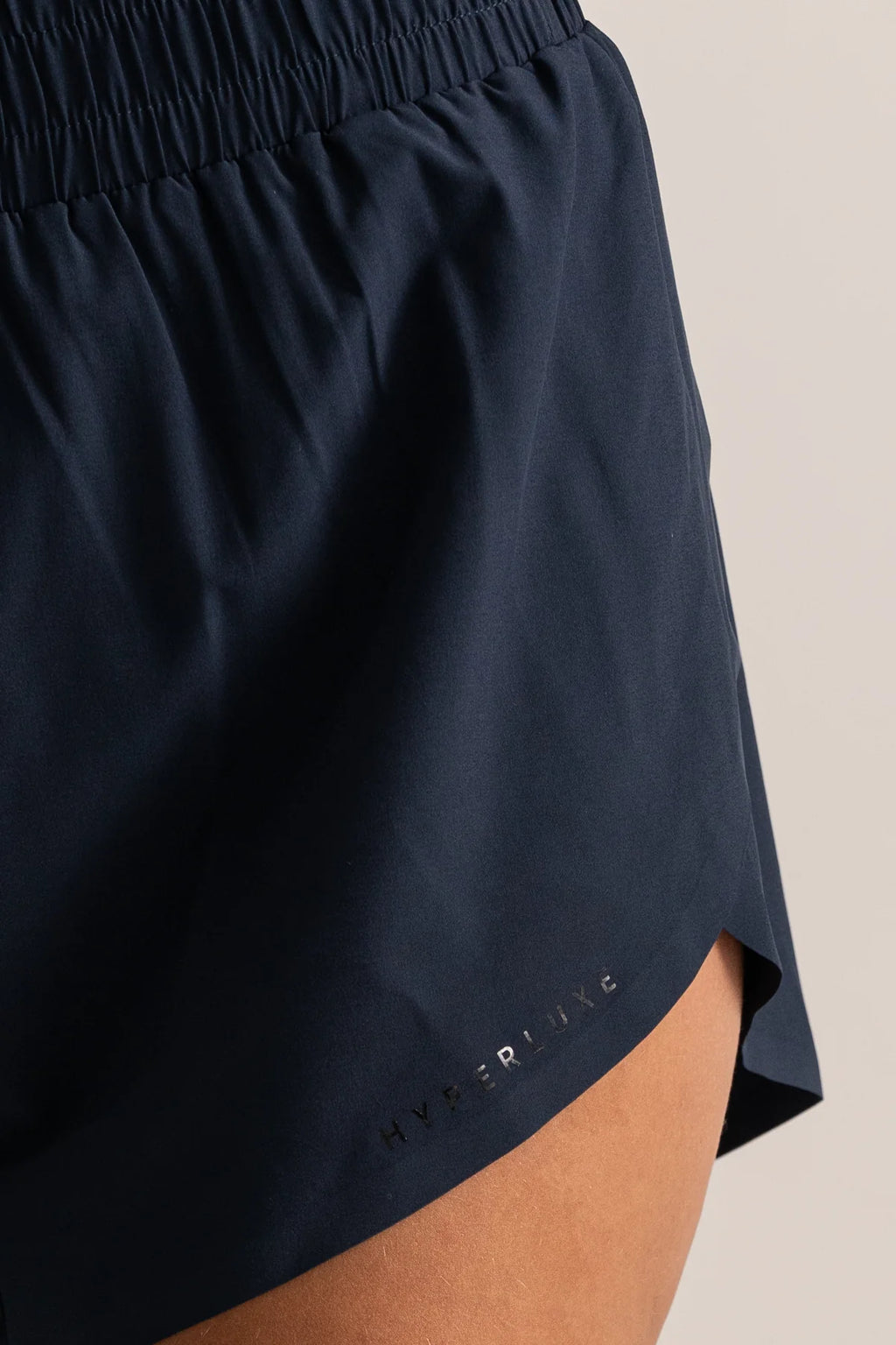 HyperLuxe Runners High Split Short- Navy