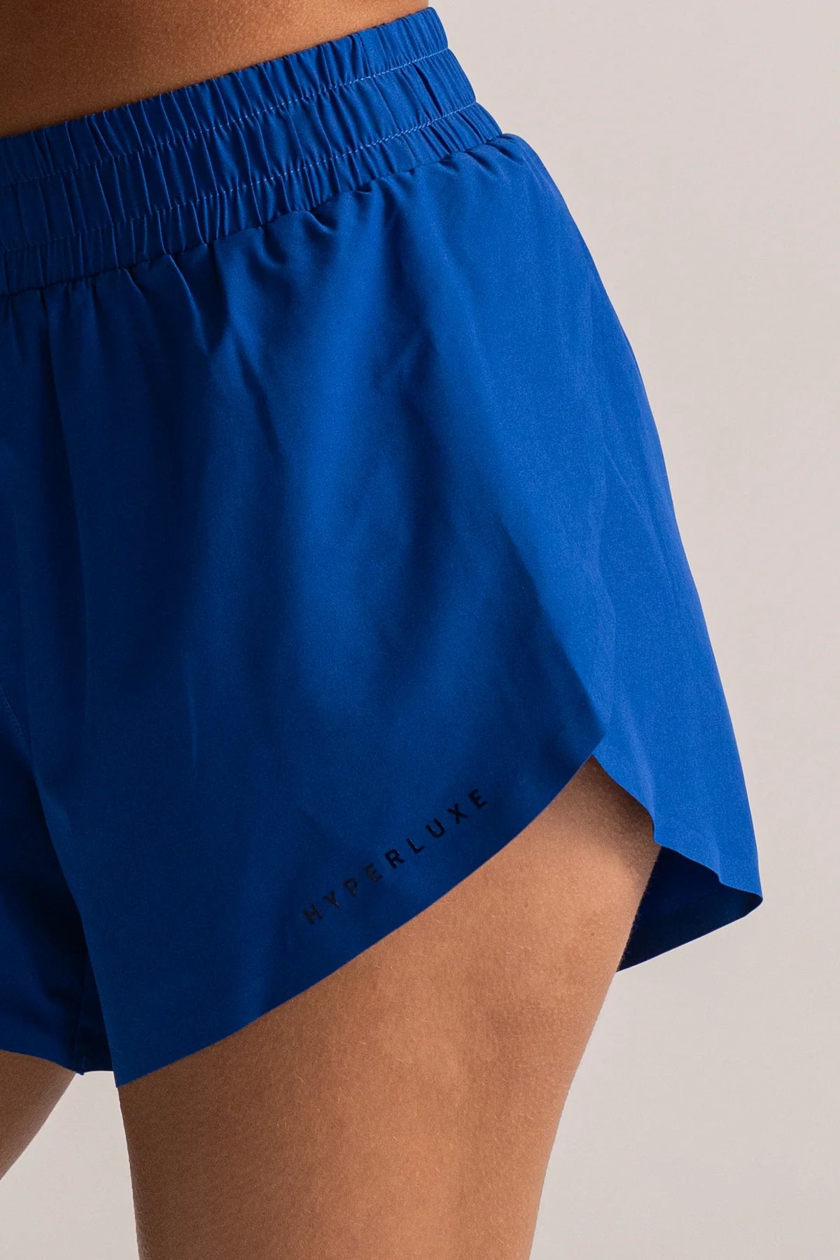 HyperLuxe Runners High Split Short- Cobalt