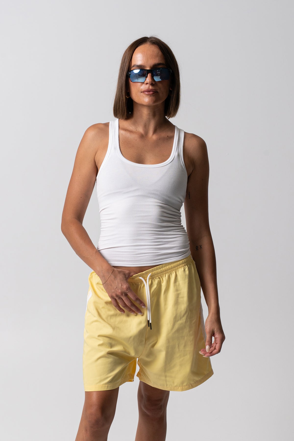 HyperLuxe Lace Mid Short- Butter