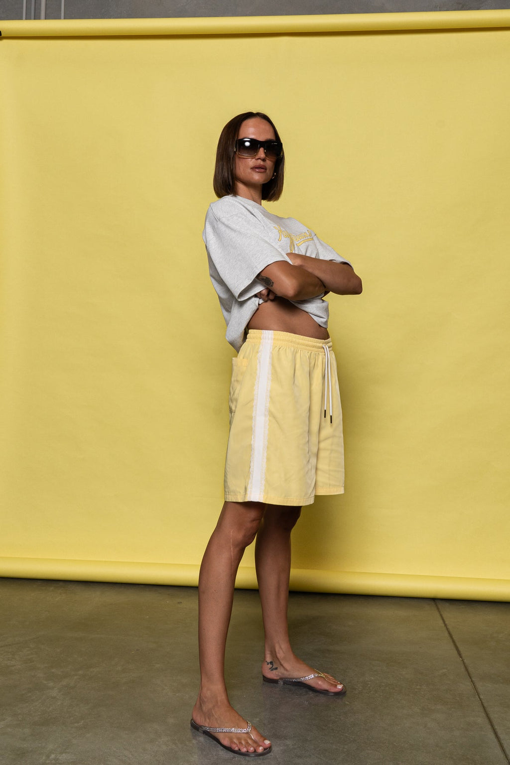 HyperLuxe Lace Mid Short- Butter