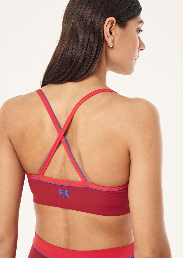 Spectrum Sports Bra in Cherry & Strawberry