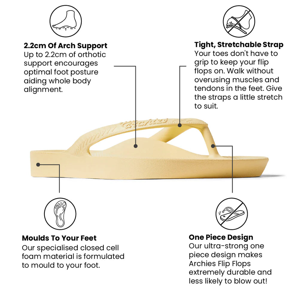 Original Arch Support Thongs - Lemon