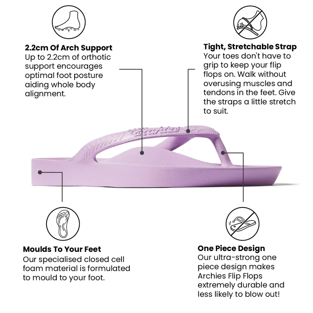 Original Arch Support Thongs - Lilac