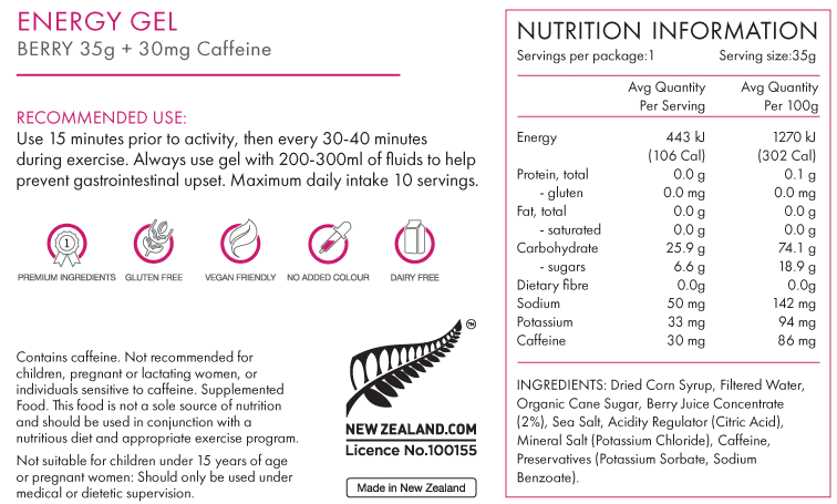 PeakFuel Energy Gels