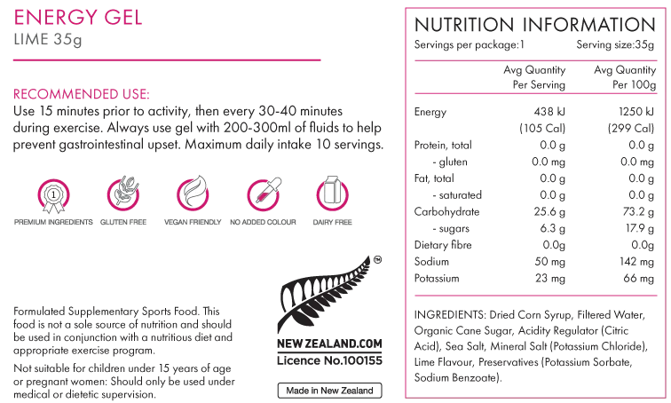 PeakFuel Energy Gels