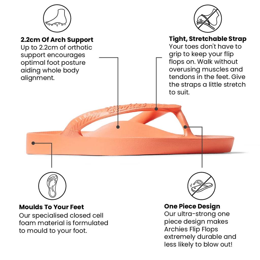 Original Arch Support Thongs - Peach