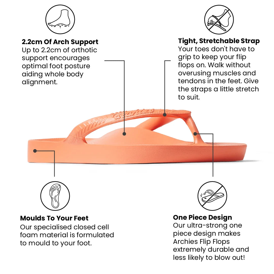 Original Arch Support Thongs - Peach