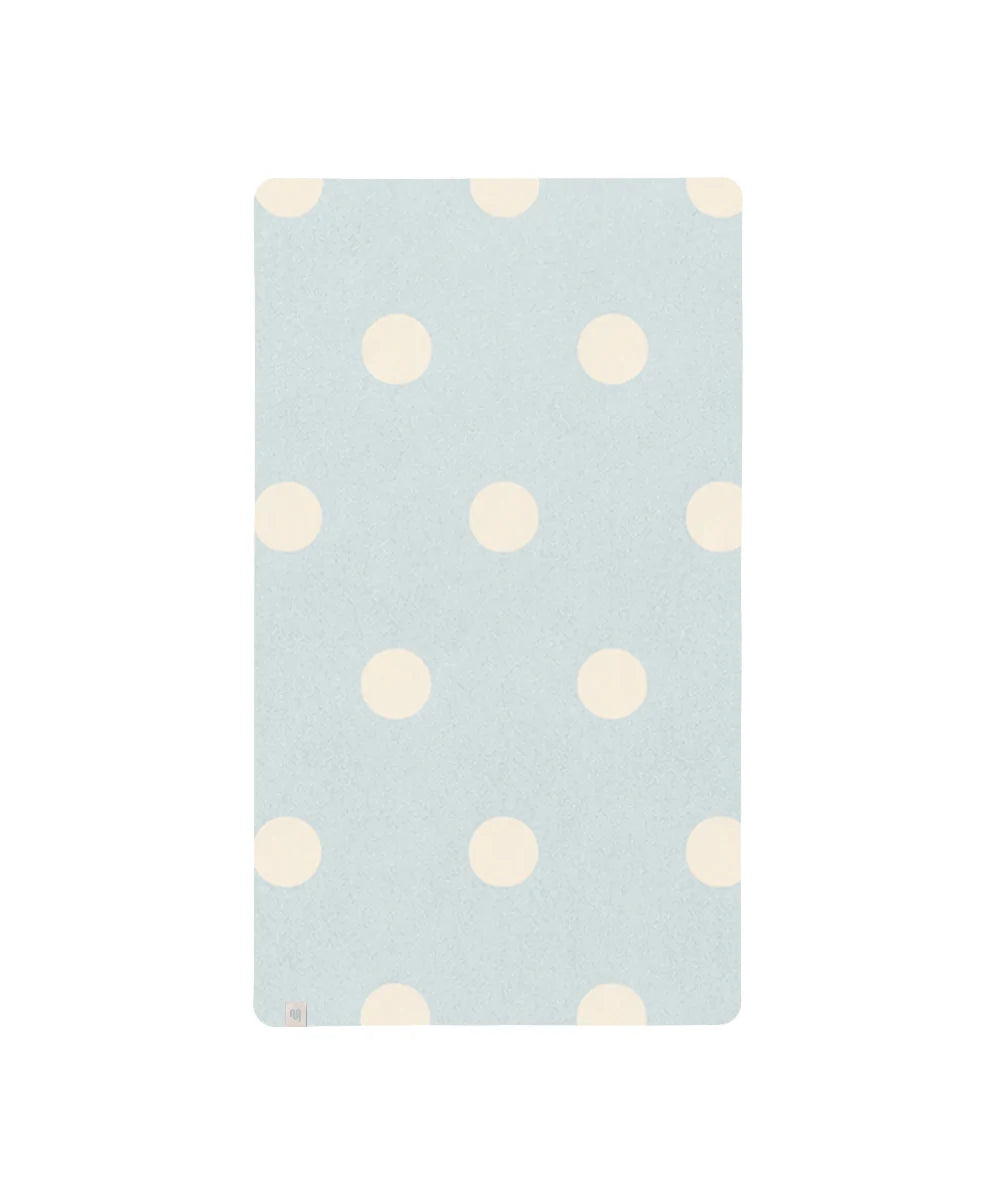 Workout Towel - Polka Dot Baby Blue