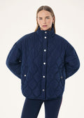 Surge Quilt Jacket In Dark Navy