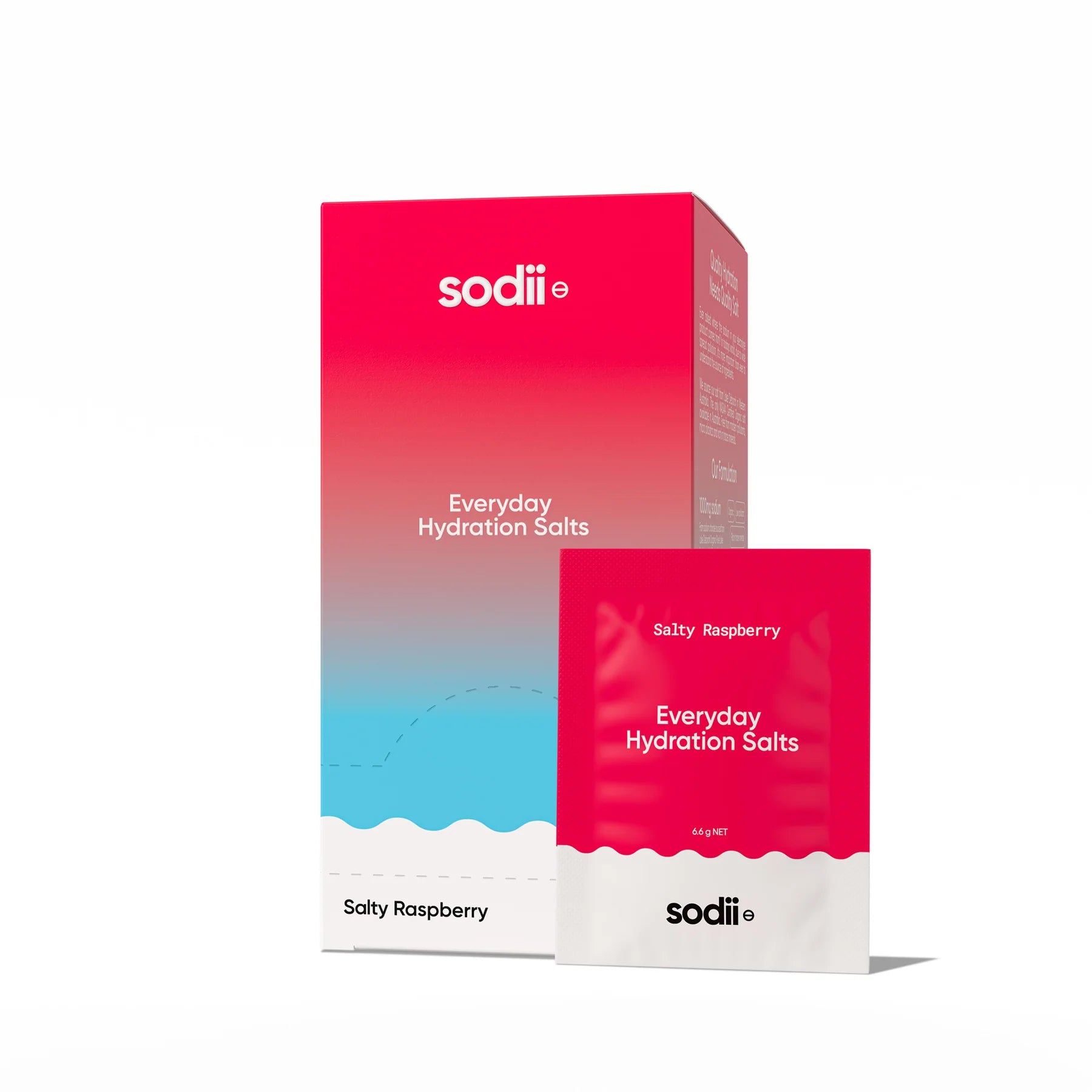 Raspberry Flavoured Everyday Hydration Salts - 30 Sachets