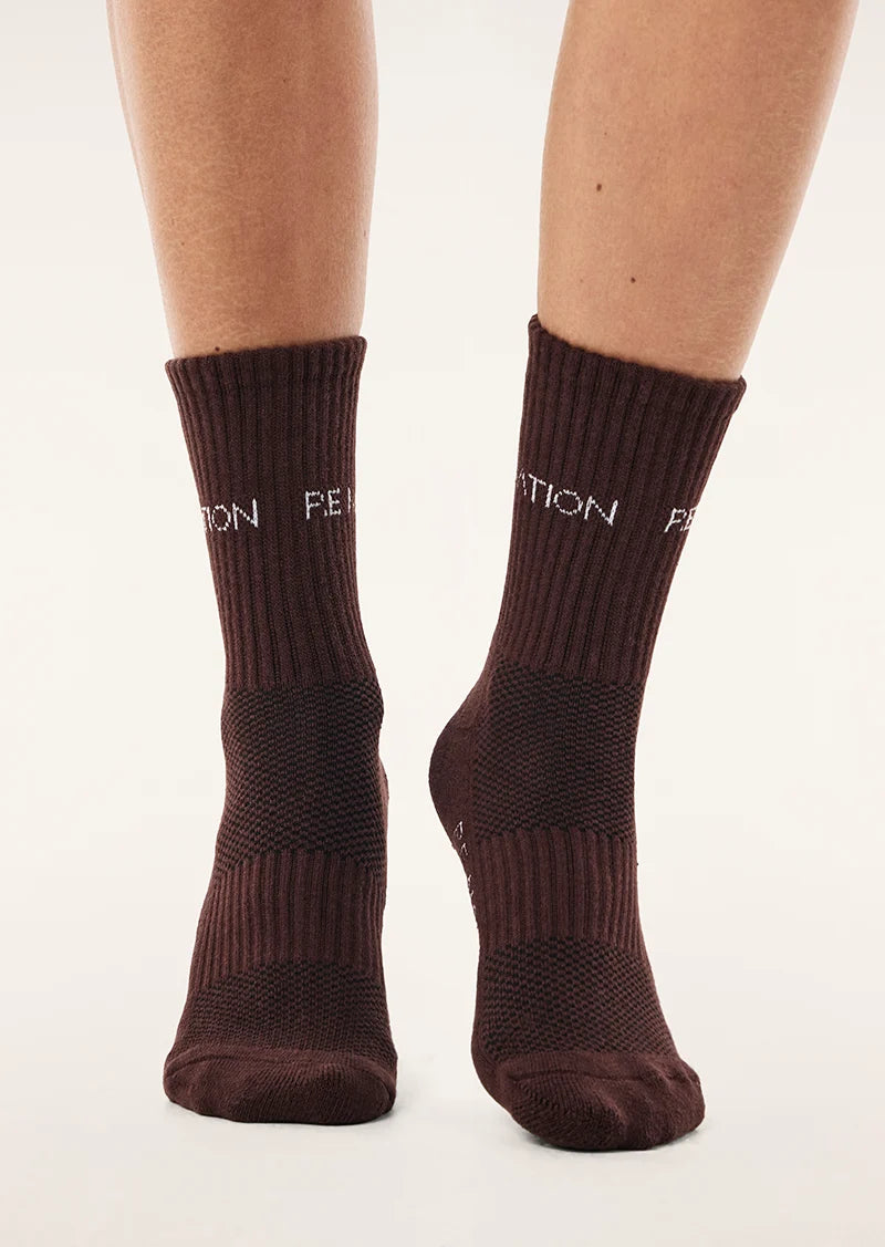 Signature Sock - Plum