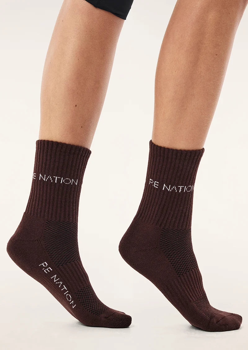 Signature Sock - Plum